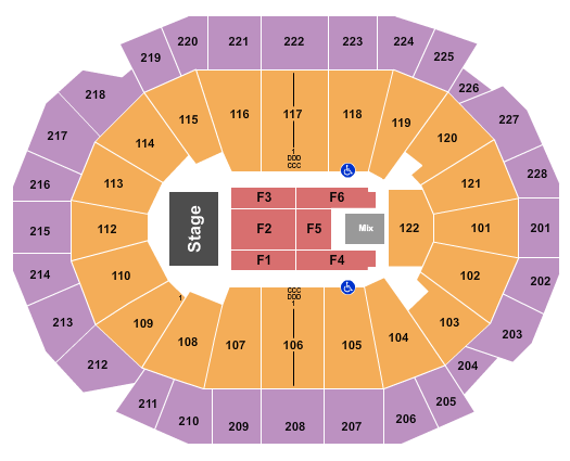 Fiserv Forum Adam Sandler Seating Chart